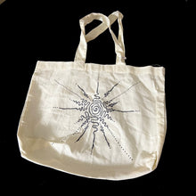 Load image into Gallery viewer, white helix tote.
