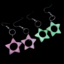 Load image into Gallery viewer, Stone Star Earrings
