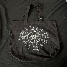 Load image into Gallery viewer, black noise tote.
