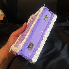 Load image into Gallery viewer, blueberry lavender faux cake storage.
