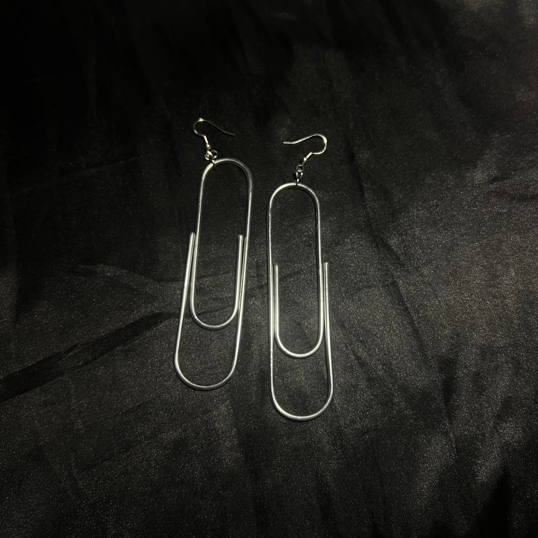 Jumbo Paper Clip Earrings