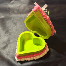 Load image into Gallery viewer, strawberry matcha faux cake storage.
