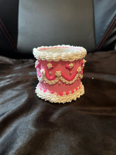 Load image into Gallery viewer, pink velvet cake planter.
