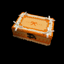 Load image into Gallery viewer, orange cream cake storage.
