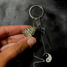 Load image into Gallery viewer, yin yang bag charm.
