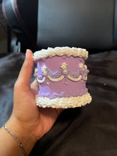 Load image into Gallery viewer, vanilla ube cake planter.
