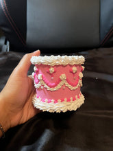 Load image into Gallery viewer, pink velvet cake planter.
