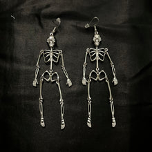 Load image into Gallery viewer, skeleton earrings.
