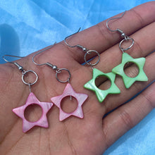 Load image into Gallery viewer, Stone Star Earrings
