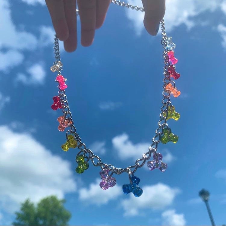 Beaded Rainbow Necklace